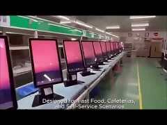 15.6 Inch Desktop Self Service Check In Kiosk Checkin Machine