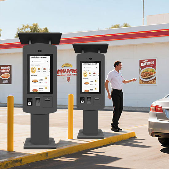 Drive-thru kiosks