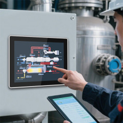 Flush Mount Shop Floor MES Touch Screen Monitor Windows System