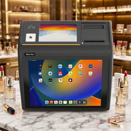 touch screen till with scanner
