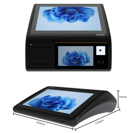 touch screen cash register with scanner