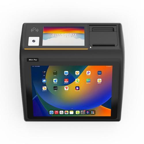 Desktop NFC Android POS Till Touch Screen Cash Register With Scanner