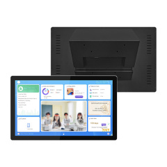 Monitor táctil LCD de sobremesa para sala de reuniones, podio, pantalla táctil