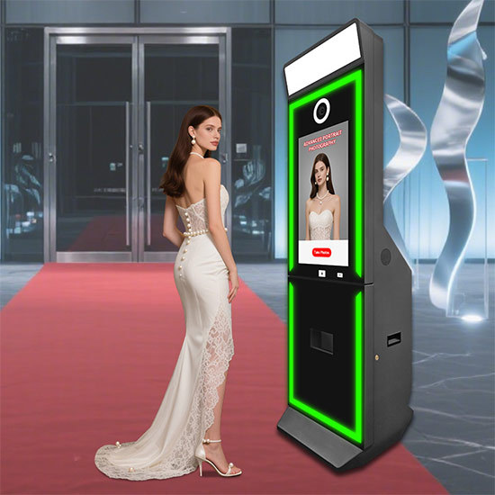 Digital Selfie Photo Booth Machine Electronic Photobooth Kiosk For Sale