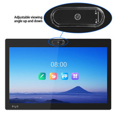 43 Inch Wall Mount Smart TV Touch Screen Monitor with Adjustable Camera