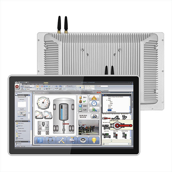 Serie PC touchscreen integrato in lega di alluminio | Display touchscreen capacitivo LCD