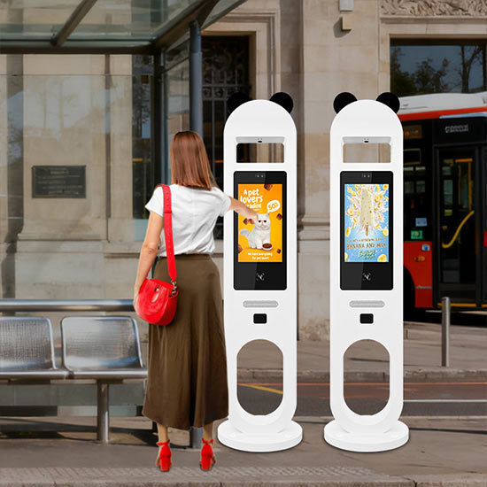 Panda Design Waterproof Outdoor LCD Touchscreen Computer Kiosk Display 15.6 Inch