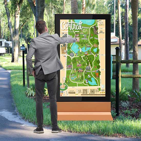 outdoor digital screens for advertising