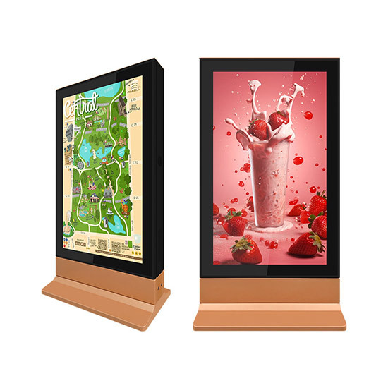 65-inch Outdoor High Resolution Double-Sided Touch Advertising Kiosk