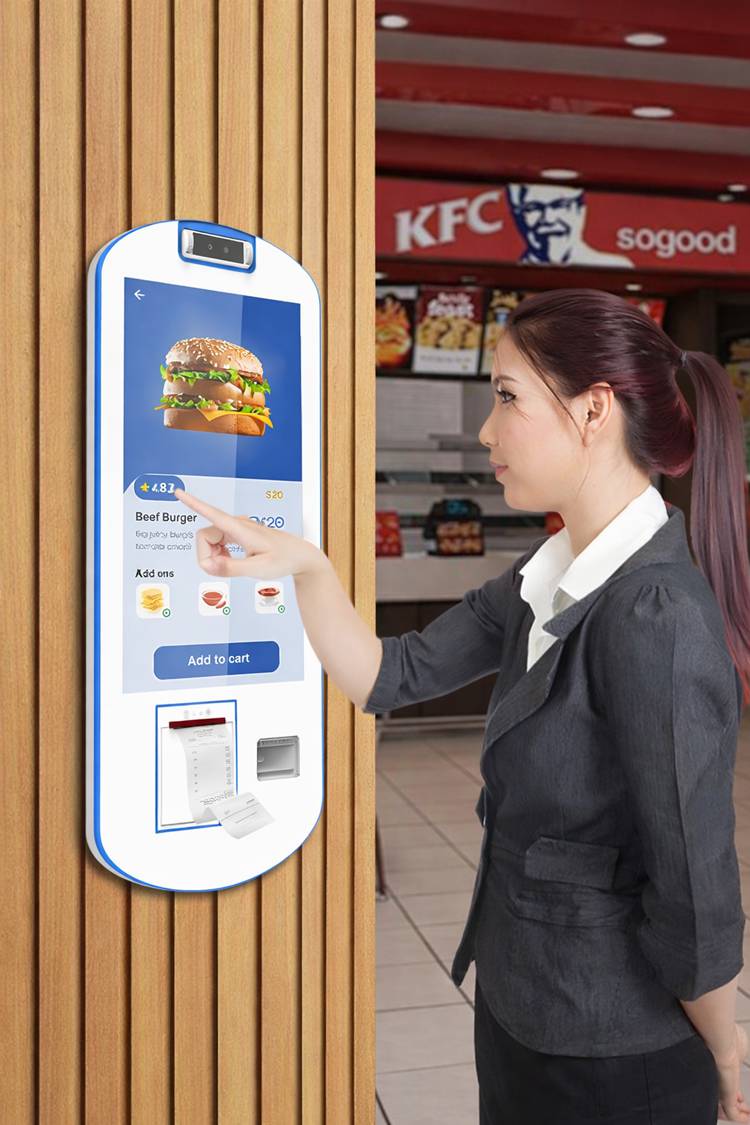 wall mounted payment kiosk