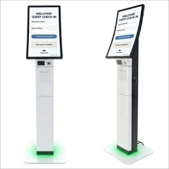 Curved AI Self-Service Kiosk with Modular Hardware Integration