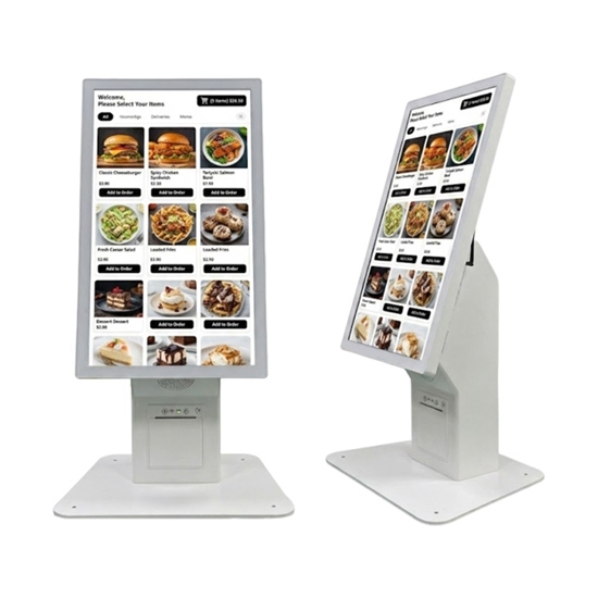 24" Tabletop Self-Service Ordering Kiosk for Retail and Catering