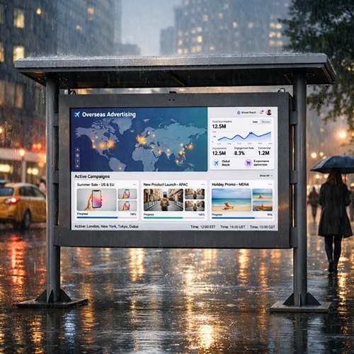 Outdoor LCD Landscape Digital Signage Kiosk