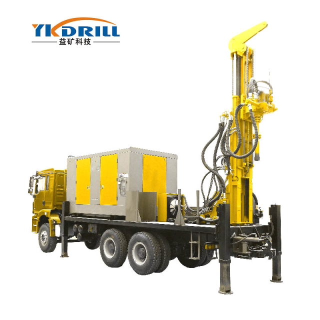 Truck-Mounted High-Power Diesel Engine Water Well Drilling Rig Truck-Mounted Water Well Drilling Rig