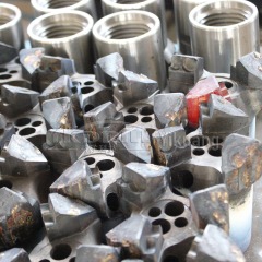 PDC cutter round shape external thread M14x1.5 coal mine drill bit for roof bolter