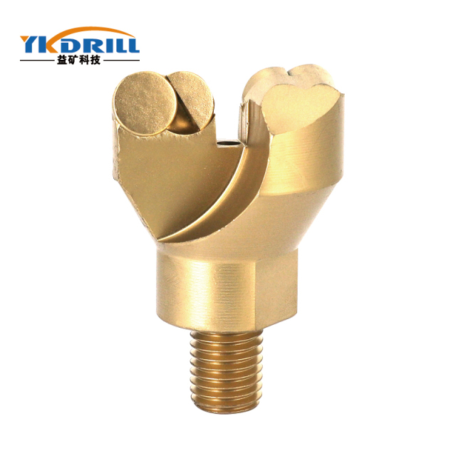 2 3 wings PDC bits anchor shank coal drill bit for mining