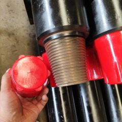 OD:60.33mm 7.11mm thickness ,EU- S135 NC26(2 3/8"IF),R2 length API 5D water well drill pipe