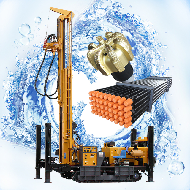 YK-500 crawler water well drilling rig