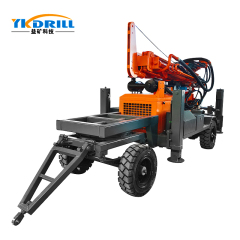 Yk-260 Type Trailer Rotary Table Drilling Rig Water Well Drilling Rig by Mud Pump by Air Compressor