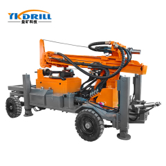 Yk-260 Type Trailer Rotary Table Drilling Rig Water Well Drilling Rig by Mud Pump by Air Compressor