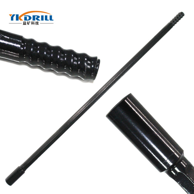 T51-Round52-T51 MF thread rock drill rod Thread Drill Rod For Mining Machinery