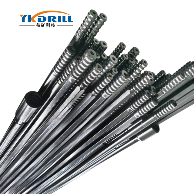 R25/R32/T38/T45/T51/T60 threaded drill rod speed rod MF rock drill rod