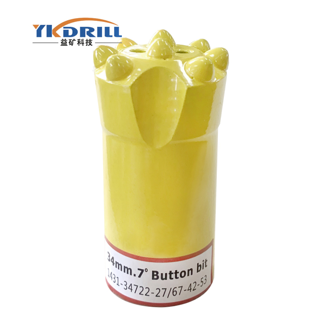 34mm×7 button bit