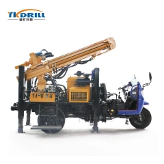 YKL-200 tricycle DTH water well drilling rig