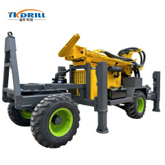 Полностью гидравлическая буровая установка для бурения скважин на воду YKT-180 прицепного типа
