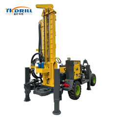 YKT-200 Trailer type fully hydraulic water well drilling rig