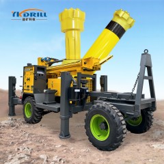 YKT-280 Trailer type fully hydraulic water well drilling rig