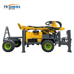 Полностью гидравлическая буровая установка для бурения скважин на воду YKT-180 прицепного типа