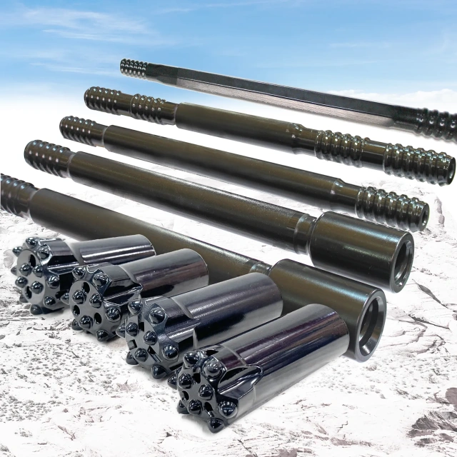 T38-Hex32-T38  thread rock drill rod