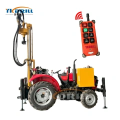 200 meters Tractor DTH Drilling Rig,water well drill rig Pneumatic drill rig