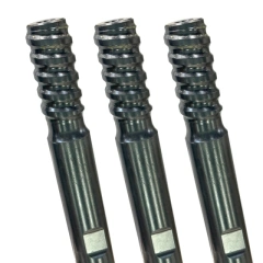 T45-Round46-T45 Bench drilling drill rod Flushing hole 17mm Wrench flat 38mm Extension rod