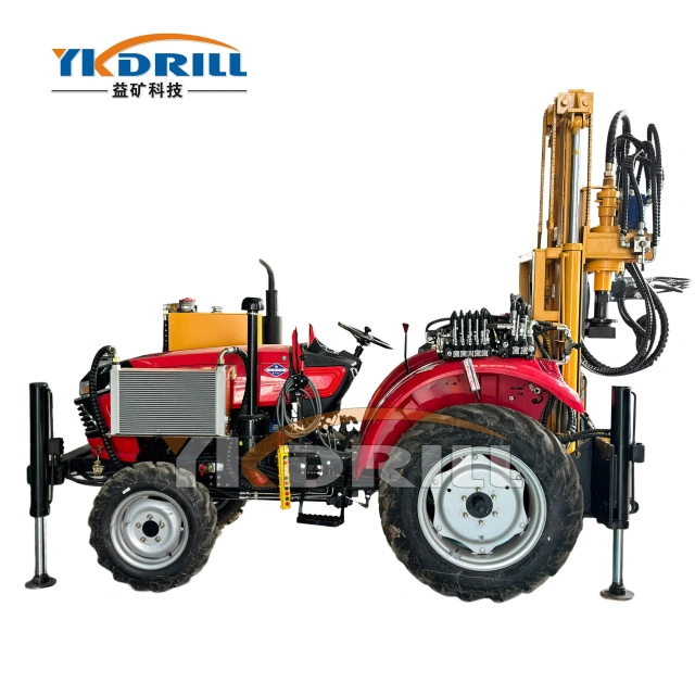 200 meters Tractor DTH Drilling Rig,water well drill rig Pneumatic drill rig