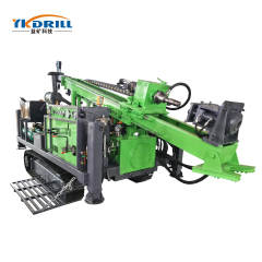 ZY-600 fully hydraulic core drilling rig 0-90 degree range drilling Yuchai/Weichai turbocharged engine
