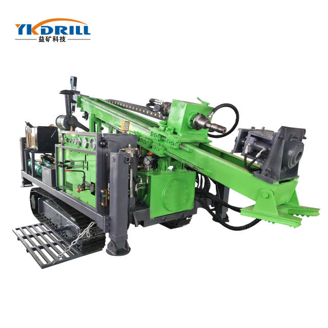 ZY-600 fully hydraulic core drilling rig 0-90 degree range drilling Yuchai/Weichai turbocharged engine