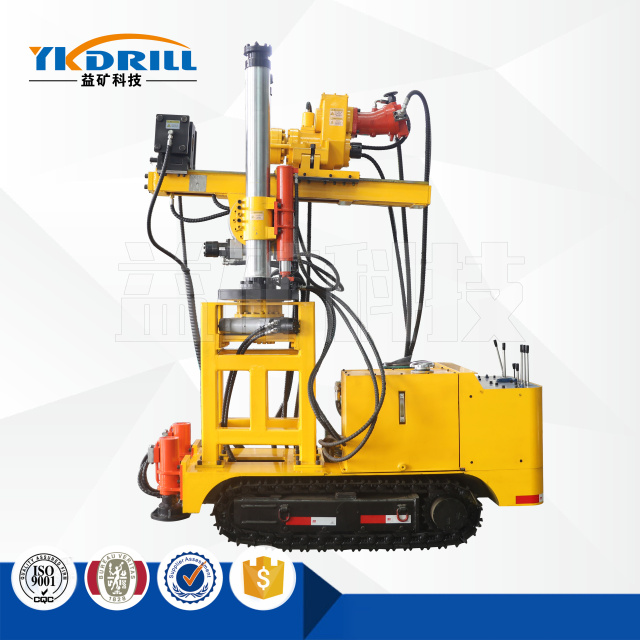 Coal mine drilling high-position operation platform type full hydraulic crawler drilling rig