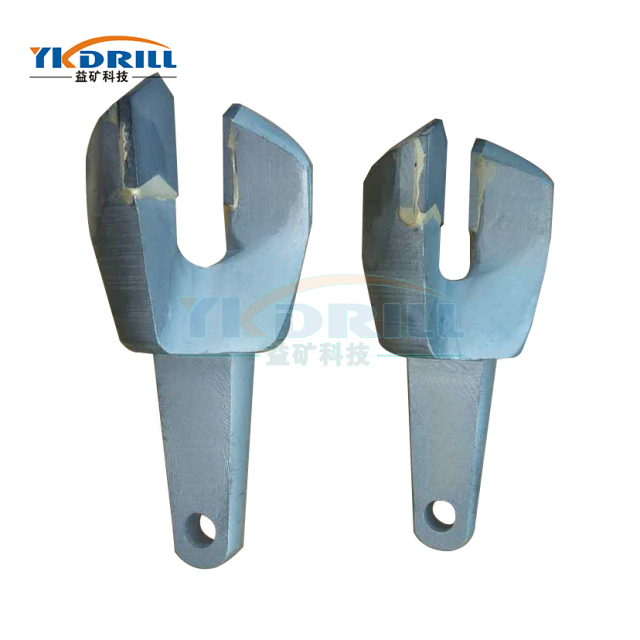 41mm 42mm 43mm 44mm Two-Wing Carbide Coal Drill Bit High Efficiency Rock Drilling Tools Tapered Shank
