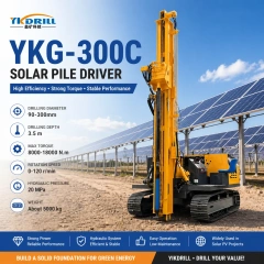 YKG-300C Solar Pile Driver High Efficiency Hydraulic PV Drilling & Piling Machine
