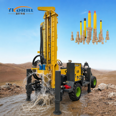 YKT-180 Trailer type fully hydraulic water well drilling rig