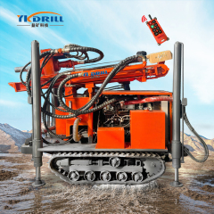 160m water well drilling rig hydraulic deep well drilling machine geological exploration drilling rig