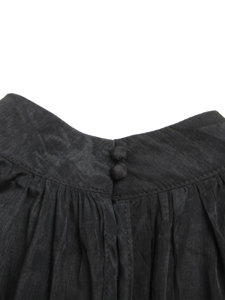 TWOTWINSTYLE Solid Elegant Patchwork Ruffles Women Formal Dresses