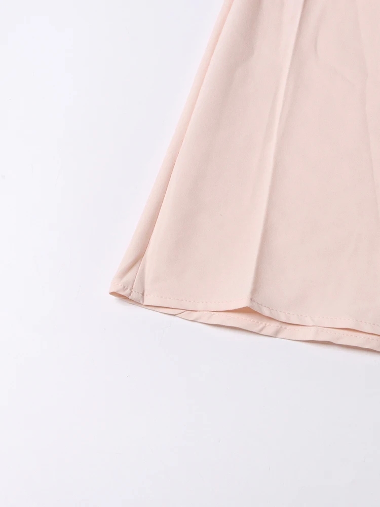 TWOTWINSTYLE Patchwork Sequins Flare Sleeve Temperament Women Dress