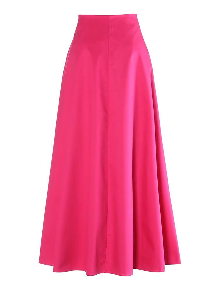 TWOTWINSTYLE Elegant Spliced Appliques Women Loose A Line Skirts