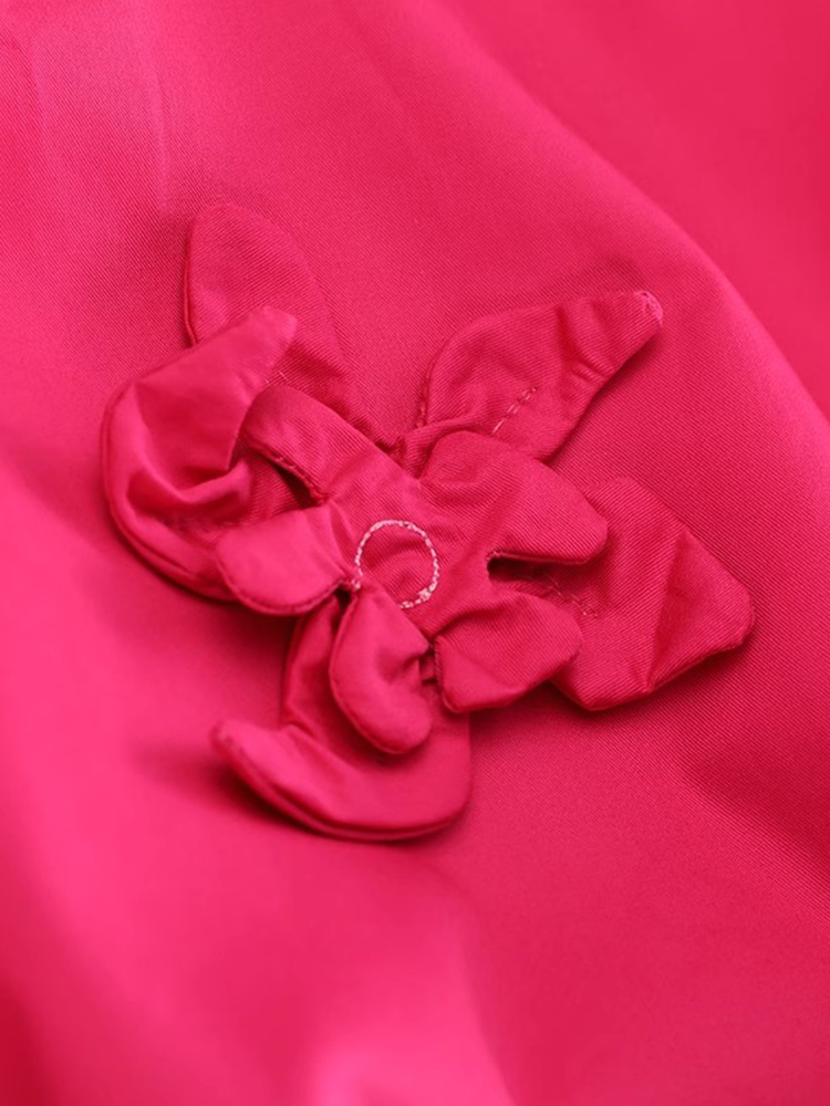 TWOTWINSTYLE Elegant Spliced Appliques Women Loose A Line Skirts