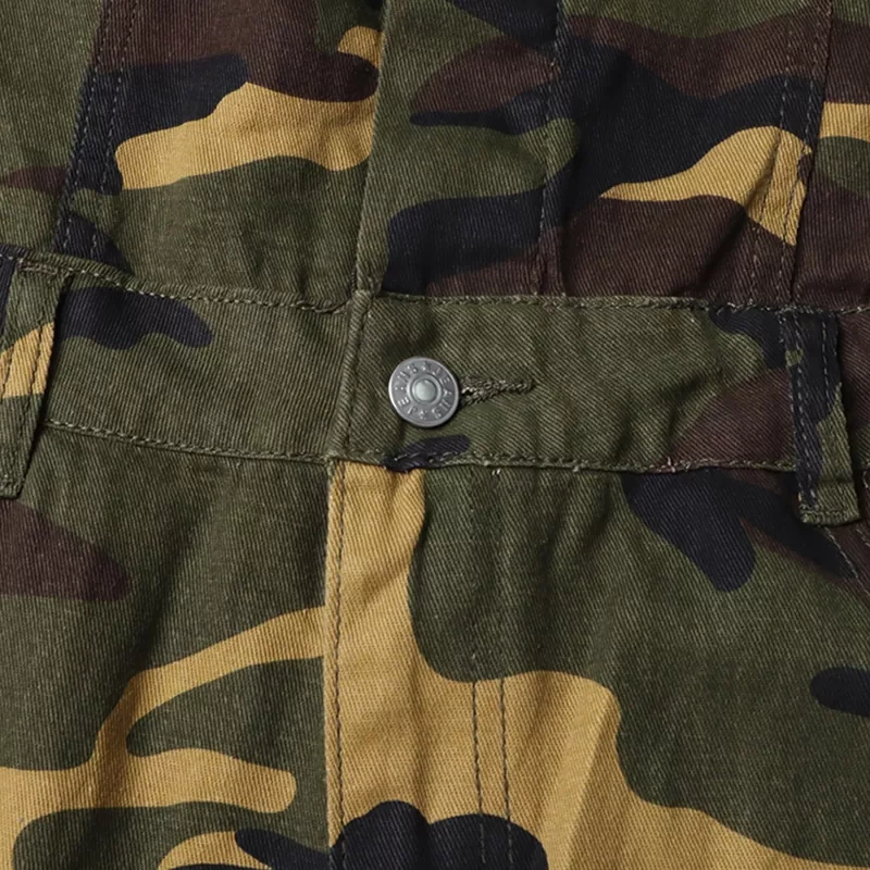 CHICEVER Camouflage Streetwear Jumpsuits For Women