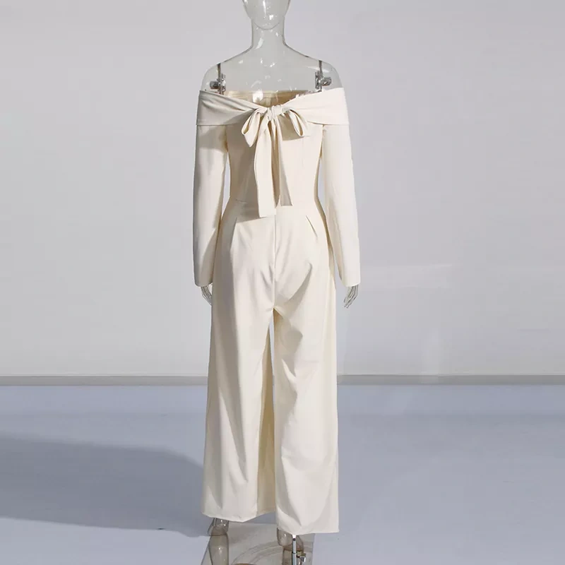 CHICEVER Minimalist Backless Jumpsuits