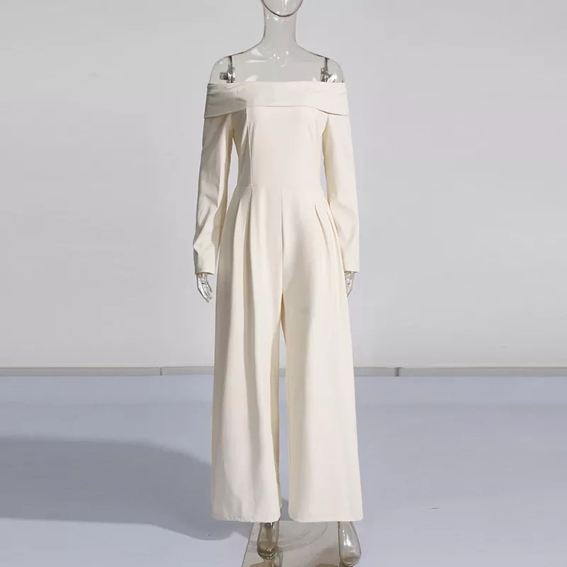 CHICEVER Minimalist Backless Jumpsuits